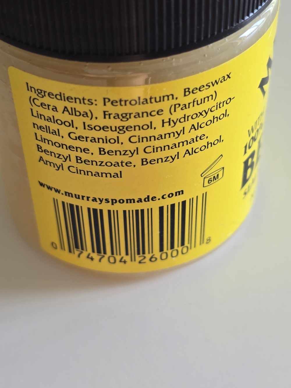 Murray's 100% Pure Australian Beeswax - Yellow Jar - Picture 2 of 3